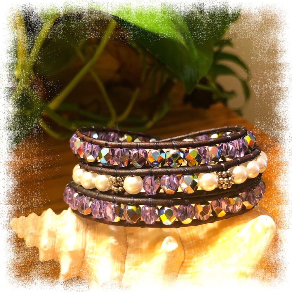 Alexandrite Crystals & Pearl